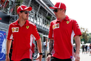 Vettel Raikkonen