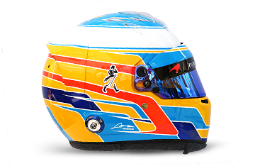 Fernando Alonso Helmet