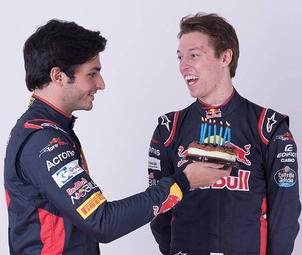 Sainz i Kvyat