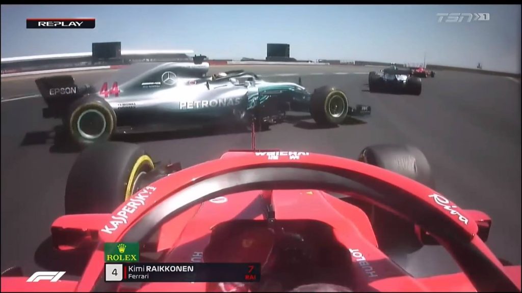 Raikkonen Hamilton sudar